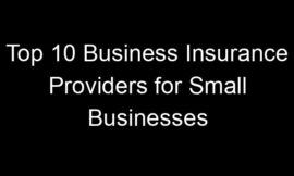 Top 10 Business Insurance Providers for Small Businesses