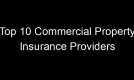 Top 10 Commercial Property Insurance Providers