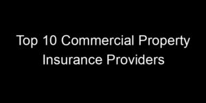 Read more about the article Top 10 Commercial Property Insurance Providers