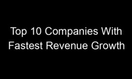 Top 10 Companies With Fastest Revenue Growth