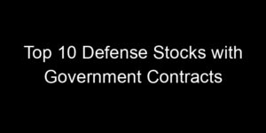 Read more about the article Top 10 Defense Stocks with Government Contracts