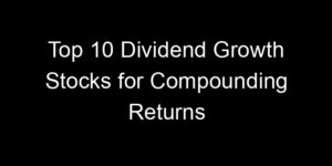 Read more about the article Top 10 Dividend Growth Stocks for Compounding Returns