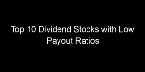 Read more about the article Top 10 Dividend Stocks with Low Payout Ratios