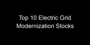 Read more about the article Top 10 Electric Grid Modernization Stocks