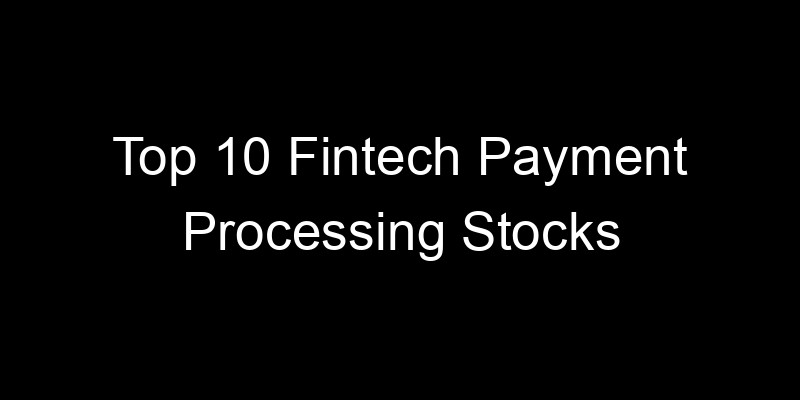 Read more about the article Top 10 Fintech Payment Processing Stocks