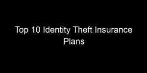 Read more about the article Top 10 Identity Theft Insurance Plans