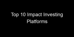 Read more about the article Top 10 Impact Investing Platforms