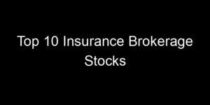 Read more about the article Top 10 Insurance Brokerage Stocks