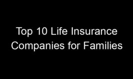 Top 10 Life Insurance Companies for Families