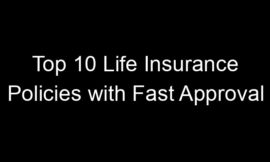 Top 10 Life Insurance Policies With Fast Approval