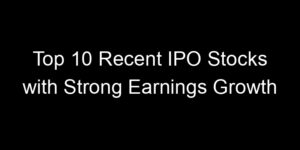 Read more about the article Top 10 Recent IPO Stocks with Strong Earnings Growth