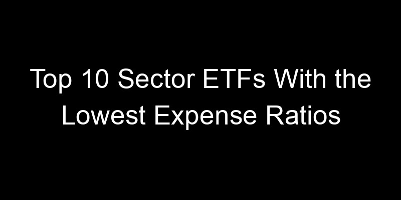 Read more about the article Top 10 Sector ETFs With the Lowest Expense Ratios