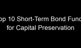 Top 10 Short-Term Bond Funds for Capital Preservation