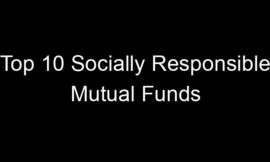 Top 10 Socially Responsible Mutual Funds
