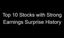 Top 10 Stocks with Strong Earnings Surprise History