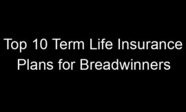 Top 10 Term Life Insurance Plans for Breadwinners