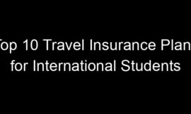 Top 10 Travel Insurance Plans For International Students