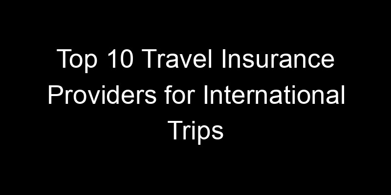 Read more about the article Top 10 Travel Insurance Providers for International Trips