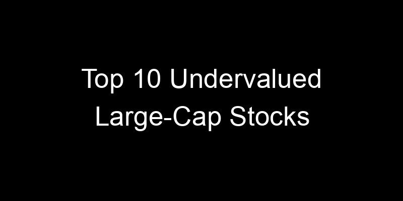 Read more about the article Top 10 Undervalued Large-Cap Stocks