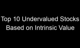 Top 10 Undervalued Stocks Based on Intrinsic Value