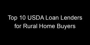 Read more about the article Top 10 USDA Loan Lenders for Rural Home Buyers