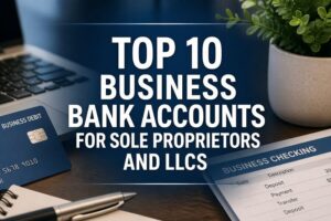 Read more about the article Top 10 Business Bank Accounts for Sole Proprietors and LLCs