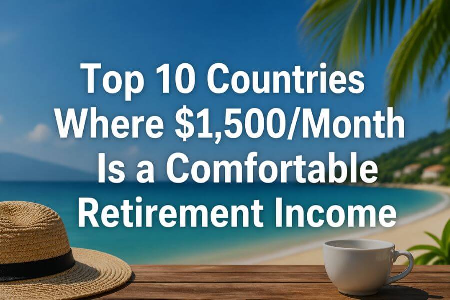 Read more about the article Top 10 Countries Where $1,500/Month Is a Comfortable Retirement Income