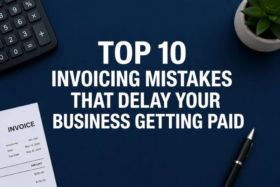 Read more about the article Top 10 Invoicing Mistakes That Delay Your Business Getting Paid