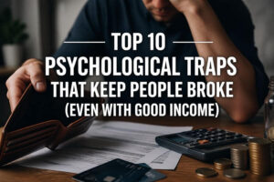 Read more about the article Top 10 Psychological Traps That Keep People Broke (Even With Good Income)