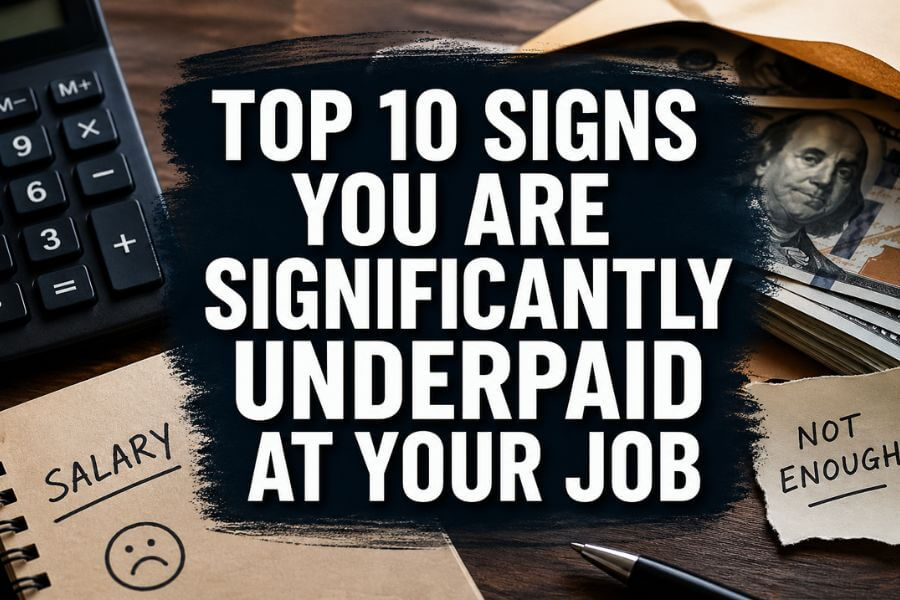 Read more about the article Top 10 Signs You Are Significantly Underpaid at Your Job