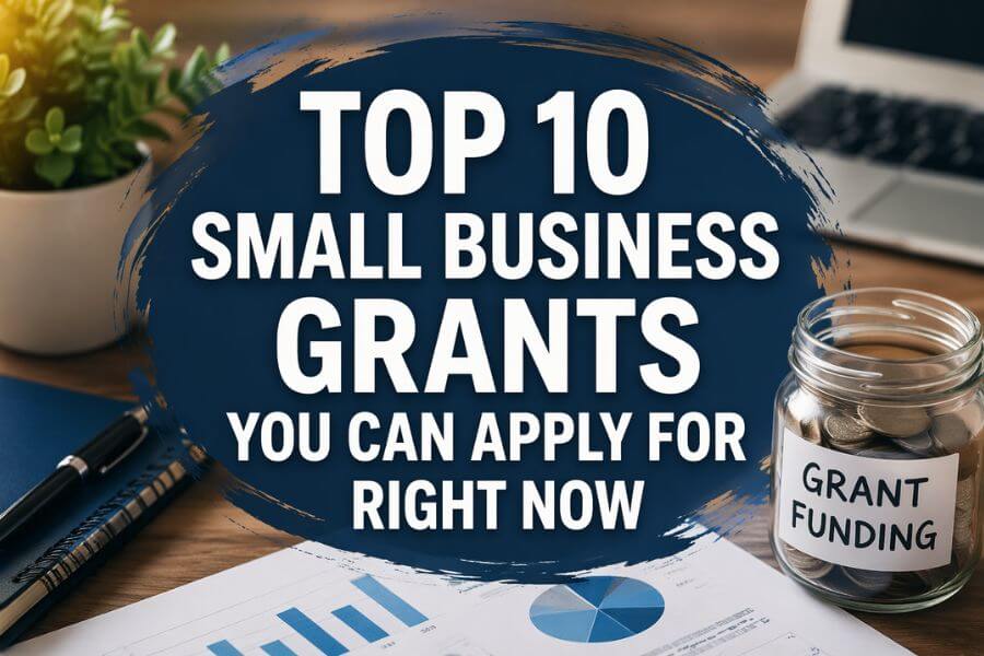 Read more about the article Top 10 Small Business Grants You Can Apply for Right Now