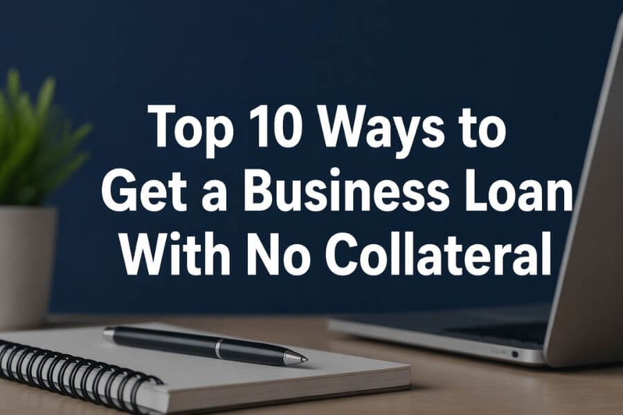 Read more about the article Top 10 Ways to Get a Business Loan With No Collateral