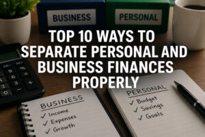 Read more about the article Top 10 Ways to Separate Personal and Business Finances Properly