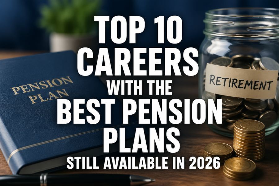 Read more about the article Top 10 Careers With the Best Pension Plans Still Available in 2026
