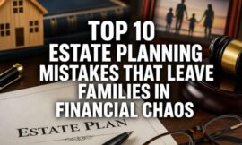 Top 10 Estate Planning Mistakes That Leave Families in Financial Chaos