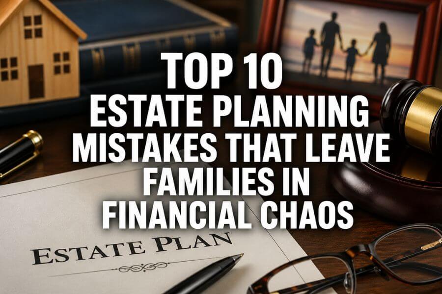 Read more about the article Top 10 Estate Planning Mistakes That Leave Families in Financial Chaos