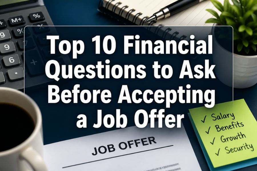 Read more about the article Top 10 Financial Questions to Ask Before Accepting a Job Offer