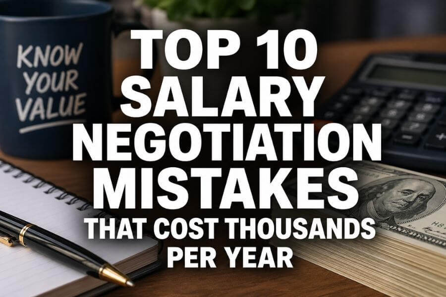 Read more about the article Top 10 Salary Negotiation Mistakes That Cost Thousands Per Year