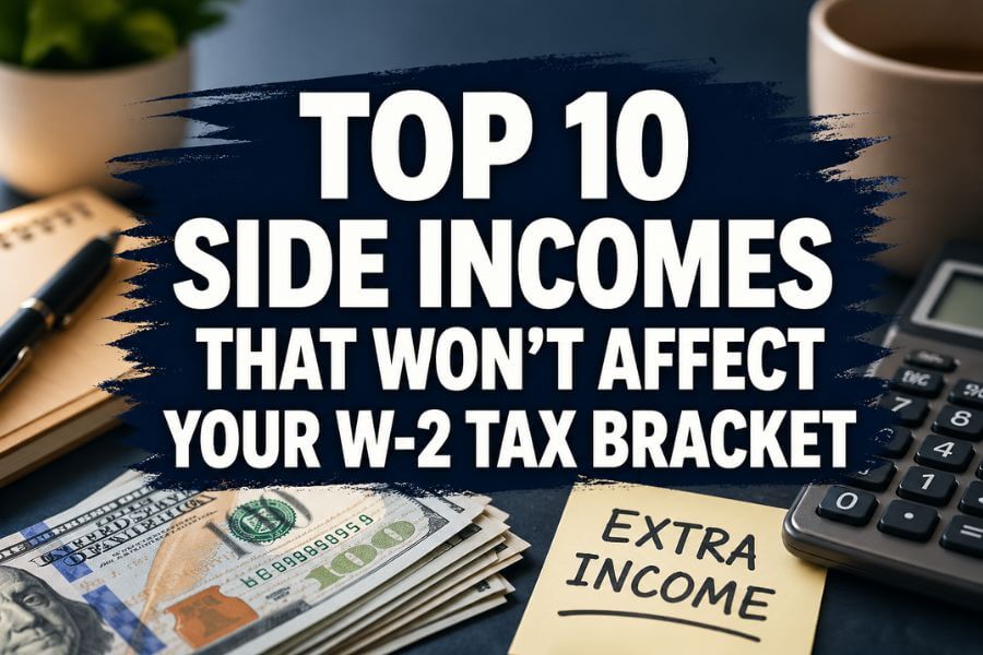 You are currently viewing Top 10 Side Incomes That Won’t Affect Your W-2 Tax Bracket