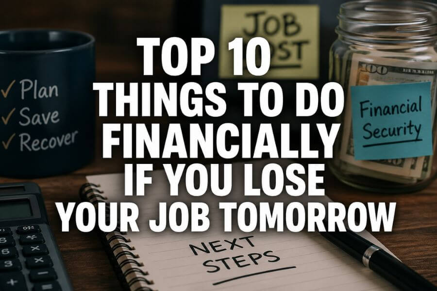 Read more about the article Top 10 Things to Do Financially If You Lose Your Job Tomorrow