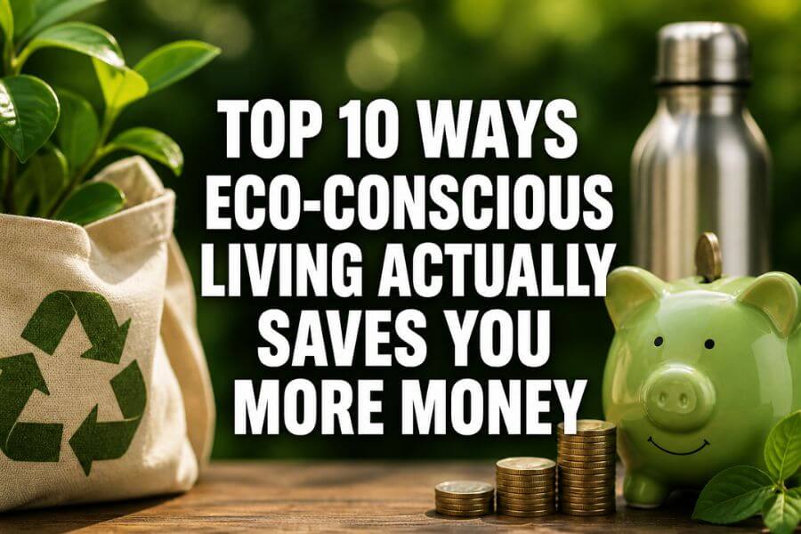 Read more about the article Top 10 Ways Eco-Conscious Living Actually Saves You More Money