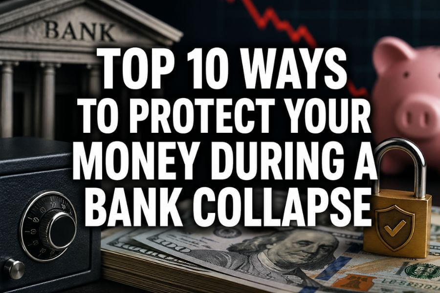 Read more about the article Top 10 Ways to Protect Your Money During a Bank Collapse