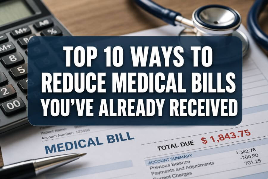 Top 10 Ways to Reduce Medical Bills You've Already Received dandan10